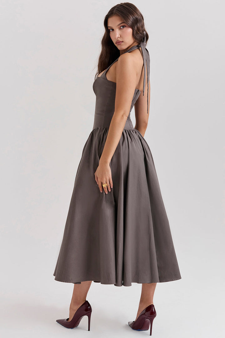 Stilla | Halter Midikjole