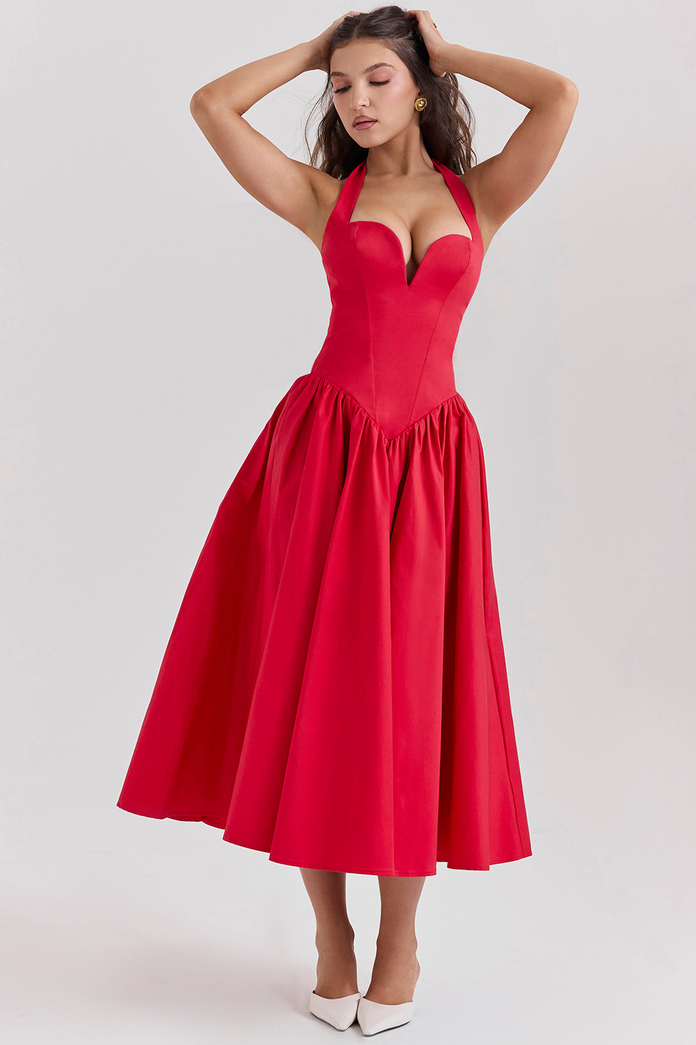 Stilla | Halter Midikjole