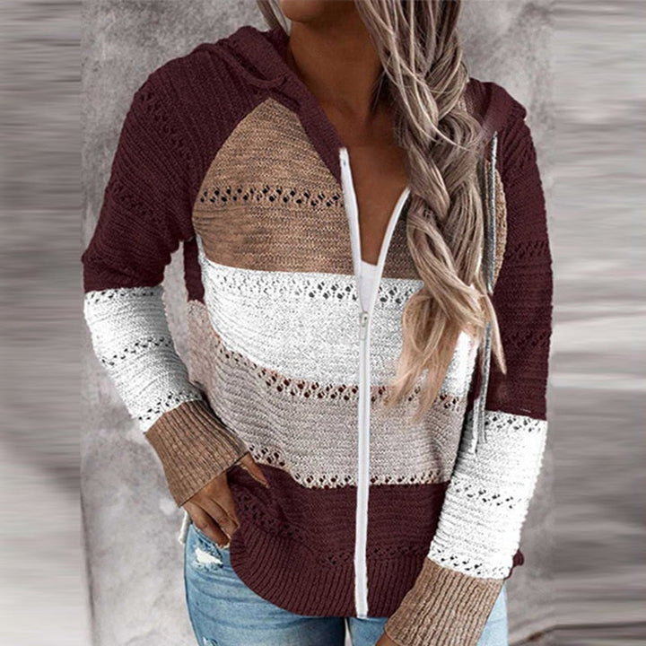 Stilla | Komfortabel Hætte Strik cardigan - Perfekt til Kølige Dage