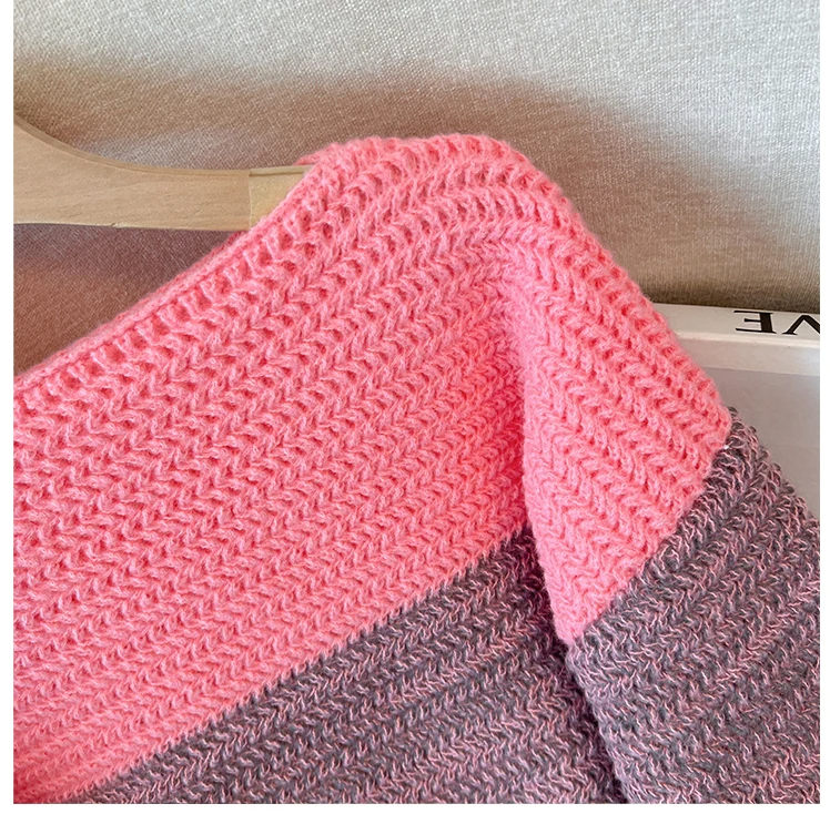 Stilla | Behagelig Plus Size Doven Dag Patch Farve Sweater