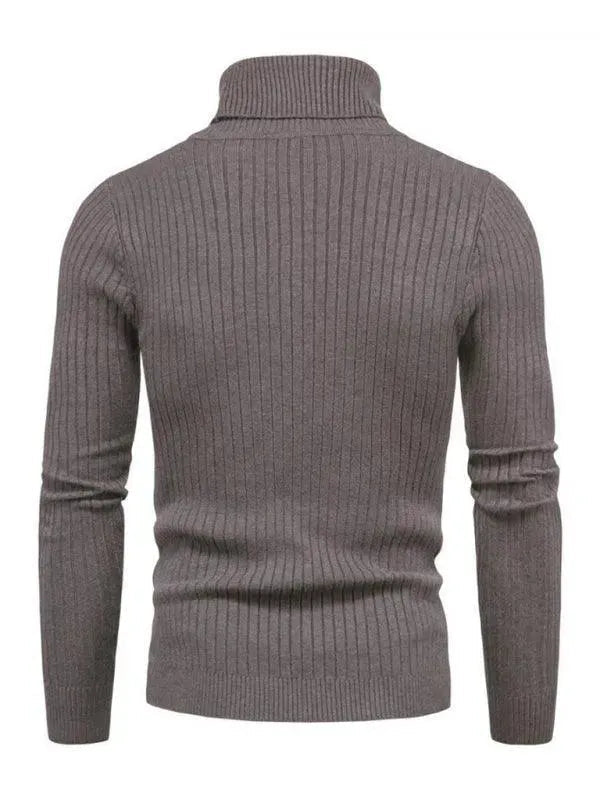Stilla | Border Slim Fit Rullekravepullover Herrer