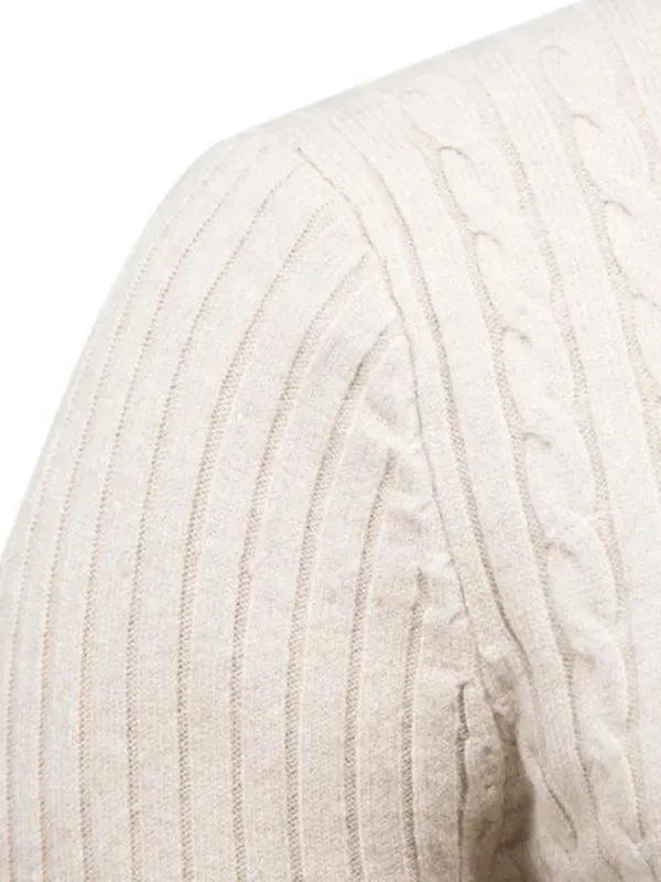 Stilla | Border Slim Fit Rullekravepullover Herrer