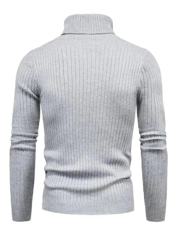 Stilla | Border Slim Fit Rullekravepullover Herrer