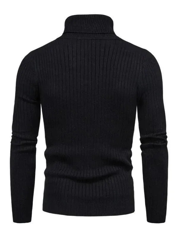 Stilla | Border Slim Fit Rullekravepullover Herrer