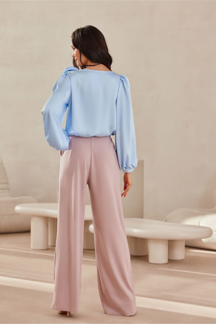 Stilla | Satin Bluse med Elegance