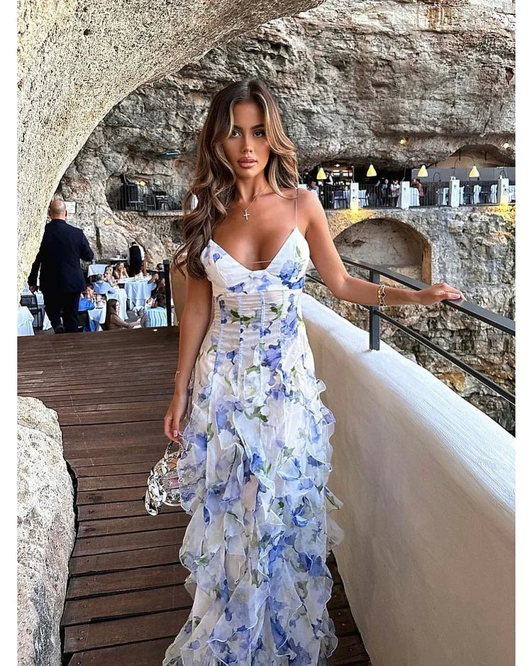 Stilla | Kjole Med Floral Magi