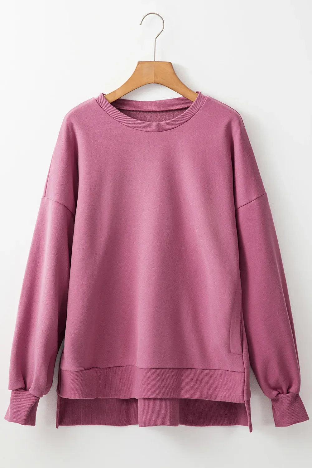 Stilla | Sweatshirt med Rund Halsaussnit og Lange Ærmer