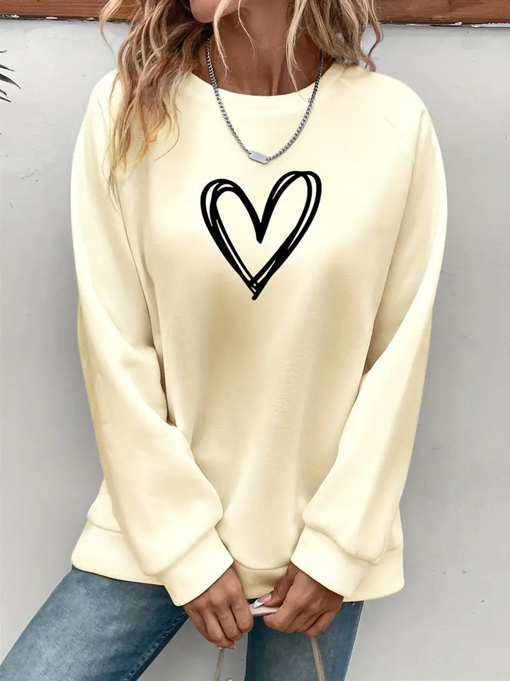 Stilla | Komfortabel hjertepullover