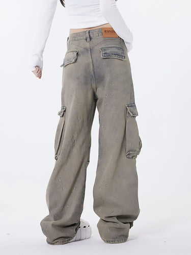 Stilla | Retro Asymmetriske Vaskede Jeans