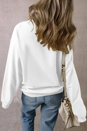 Stilla | Sweatshirt Rundhals Texas Med Dybe Skuldre