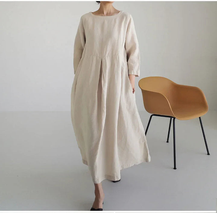 Stilla | Lang Robe Med Lange Ærmer
