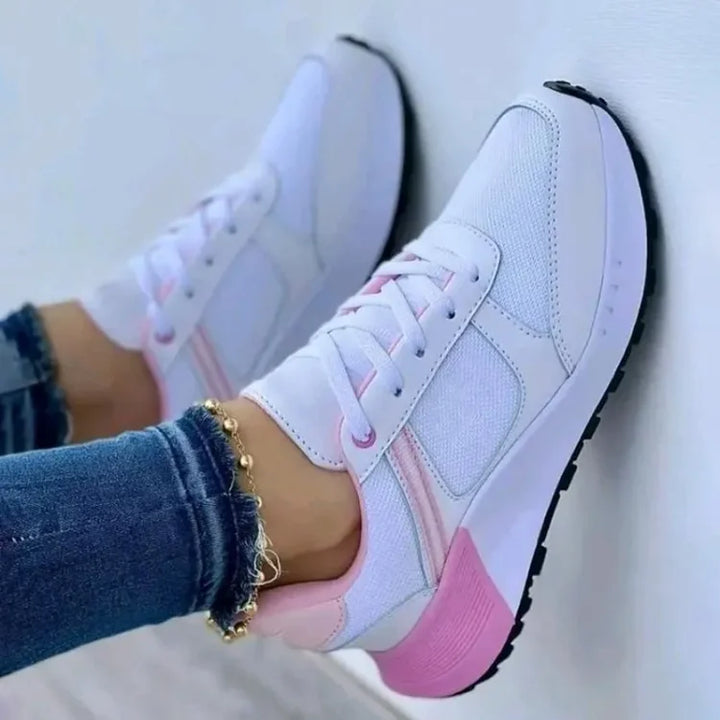 Stilla | Sko Front Snørebånd Wedge Sneakers