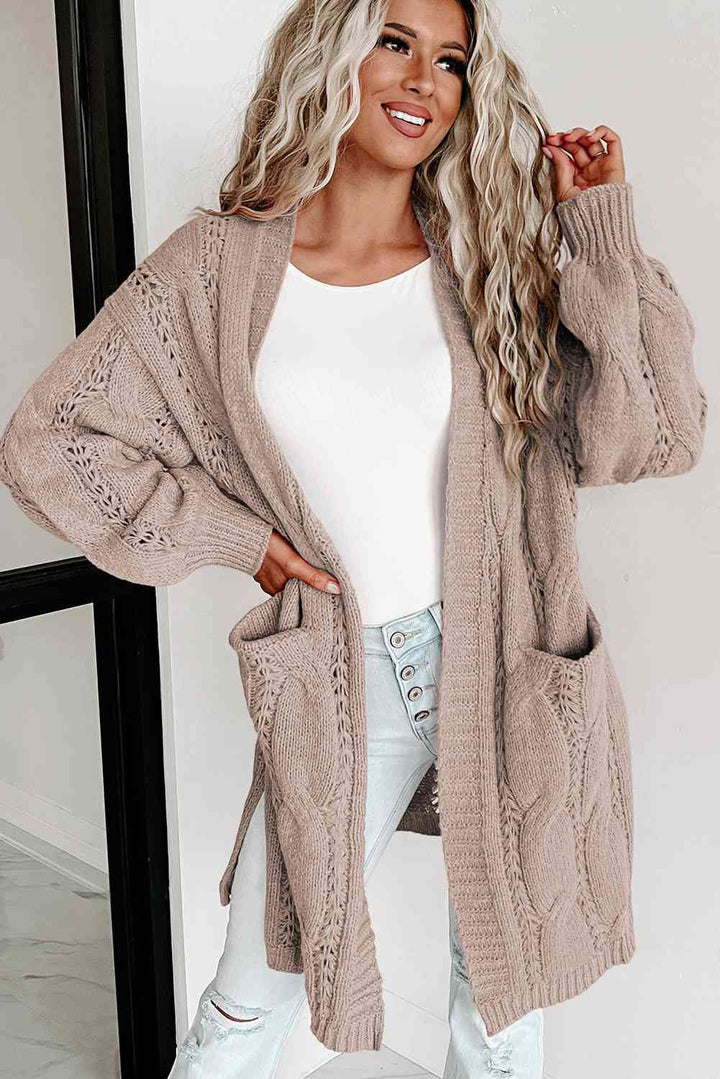 Stilla | Cardigan med skrå skuldre