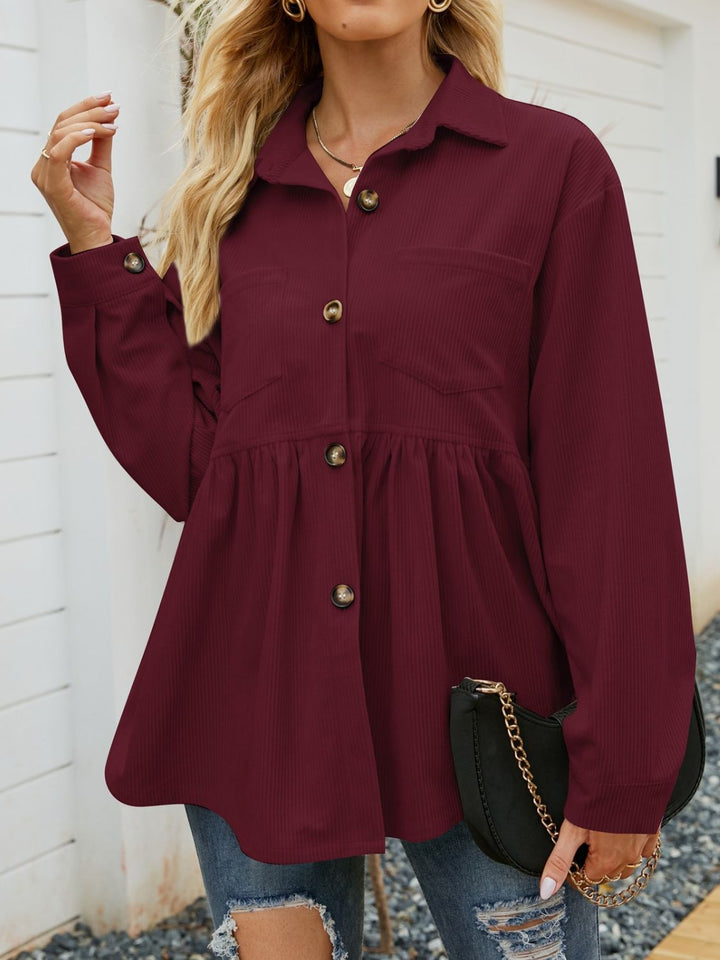Stilla | Button Down Skjorte Med Lange Ærmer