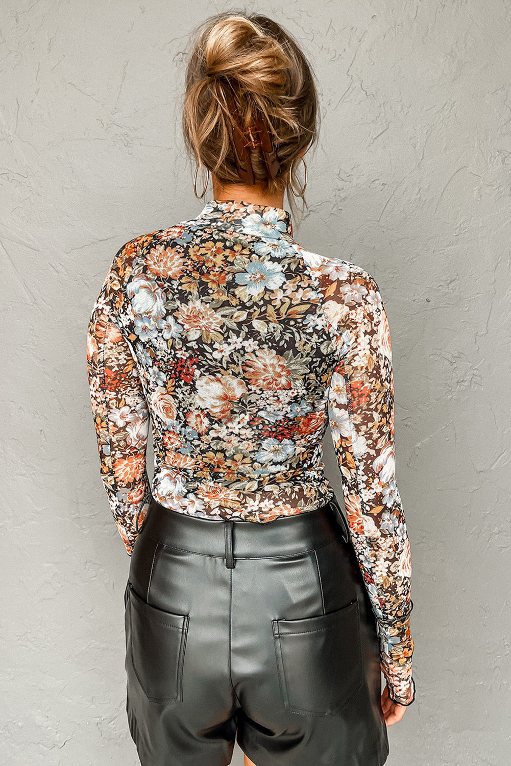 Stilla | Bluse Af Blomsterstrik