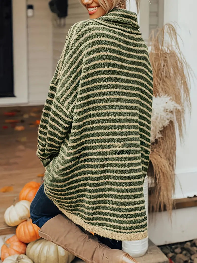 Stilla | Komfortabel Størrelse-pullover Løs Strikket Pullover Til Kvinder