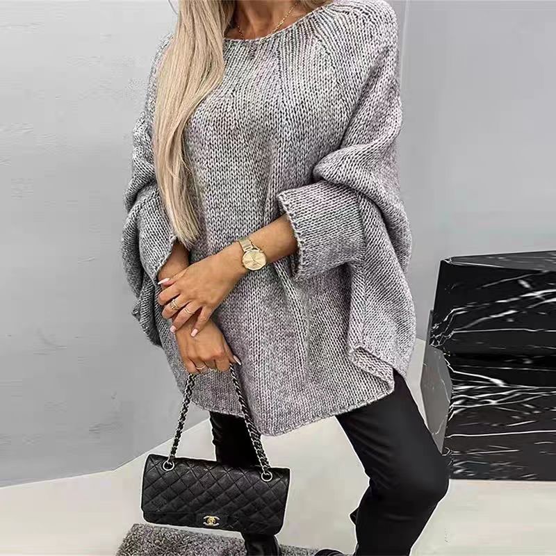 Stilla | Størrelse plus og Cozy Strik Pullover til Kvinder