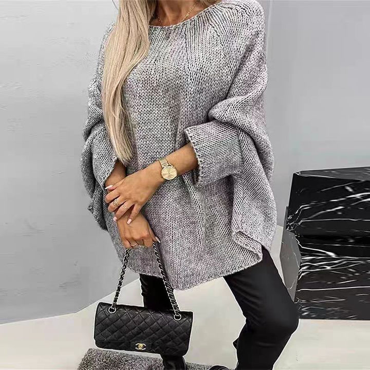 Stilla | Størrelse plus og Cozy Strik Pullover til Kvinder