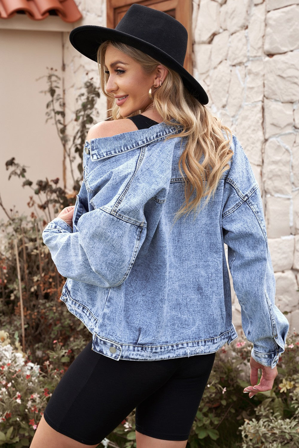Stilla | Knapstribe Krave Denim Jakke