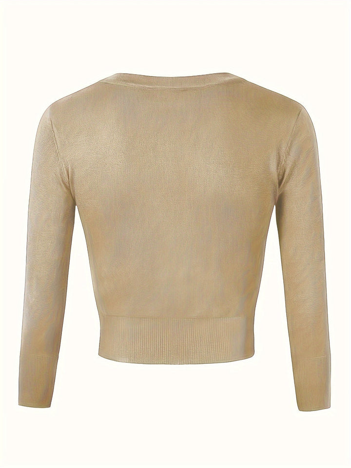Stilla | Cardigan Bolero med knaplukning
