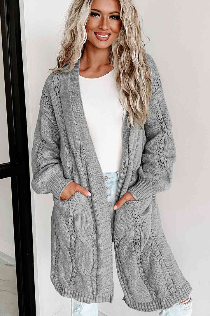 Stilla | Cardigan med skrå skuldre