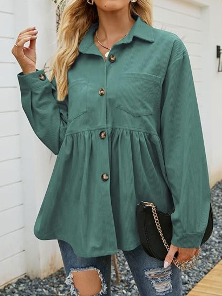 Stilla | Button Down Skjorte Med Lange Ærmer