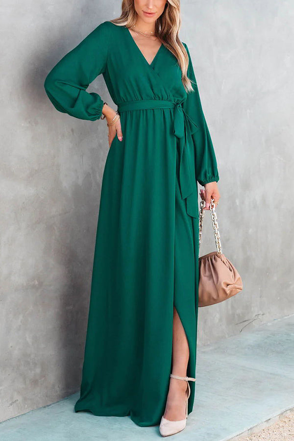 Stilla | Elegance Er Skønhed Front Bind Maxi Kjole