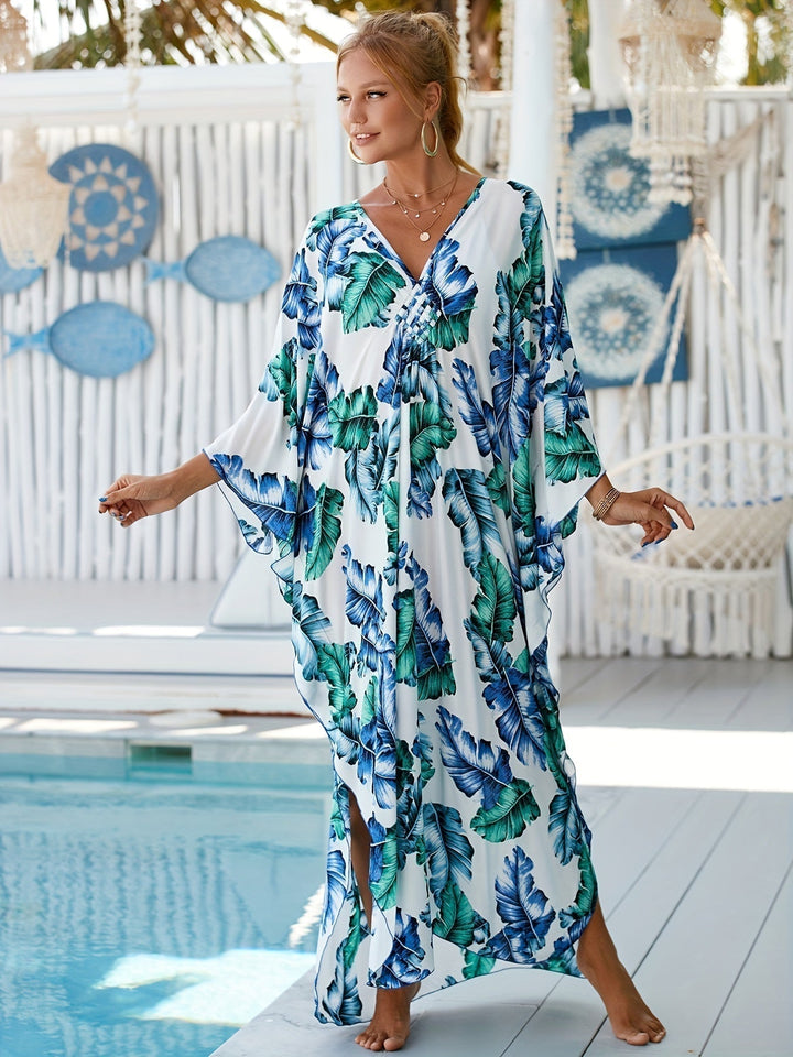Stilla | Tropica Palm Leaf Dress