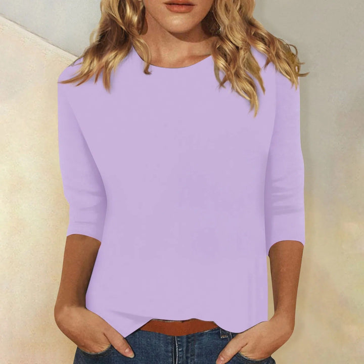 Stilla | Bluse Afslappet Mellemærmet Bluse