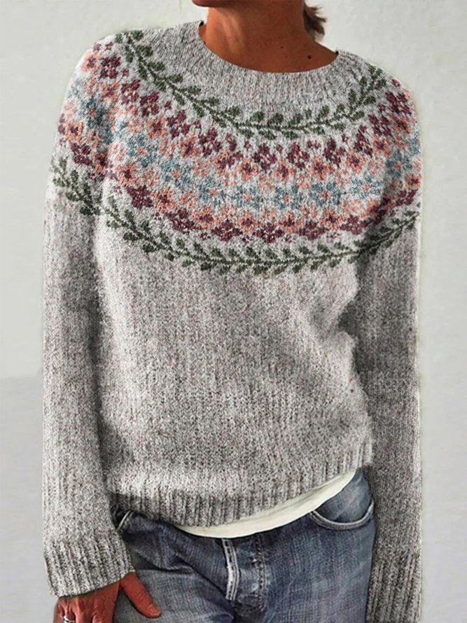 Stilla | Pullover med Rund Udsnit