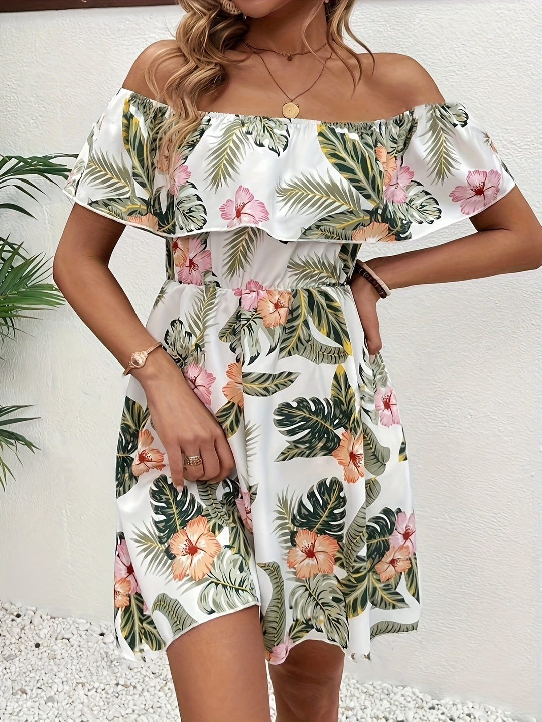 Stilla | Blomstret Kjole Med Stropper
