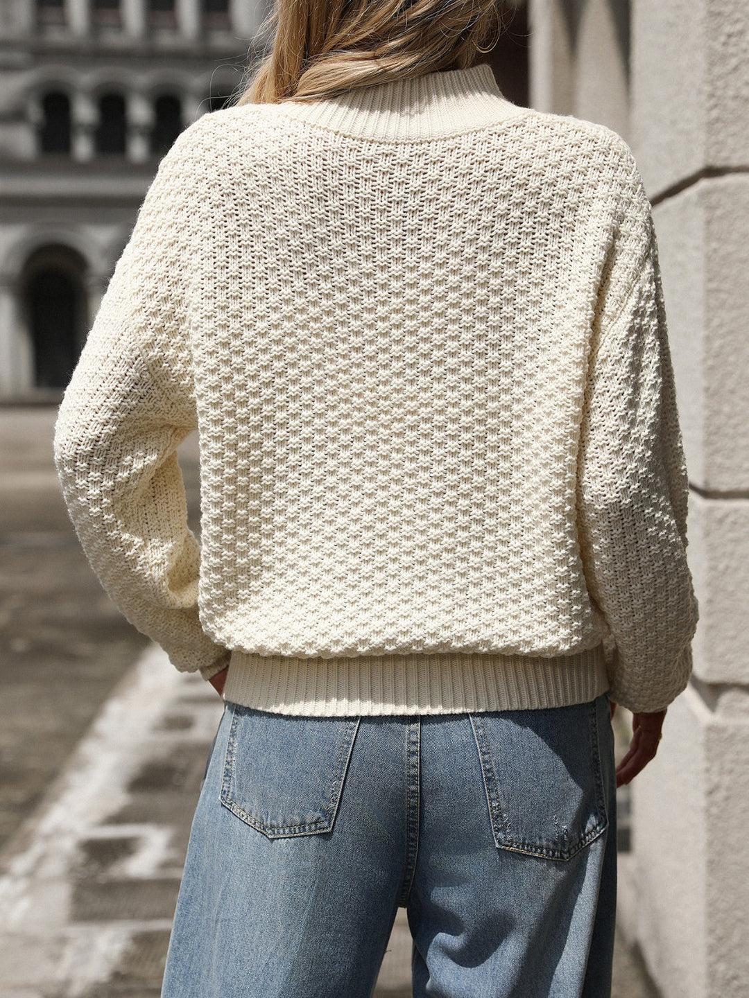 Stilla | Pullover med ståkrave og behagelig pasform