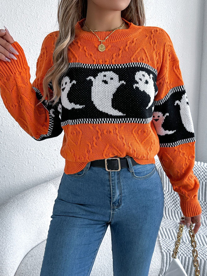 Stilla | Langærmet Pullover Med Rund Halsudskæring Ghost