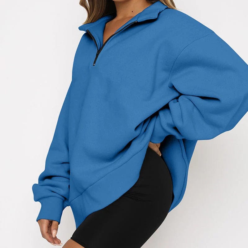 Stilla | Zip-Jumper Læssig Moderne Stil Ideel til vinteren