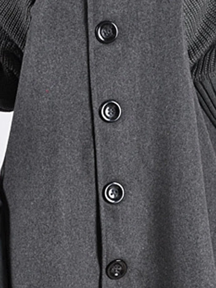 Stilla | Trendy Mellemlang Frakke Med Ståkrave Og Bred Pasform