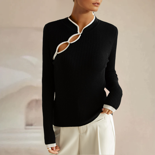 Stilla | Moderne skåret minimalistische sweater