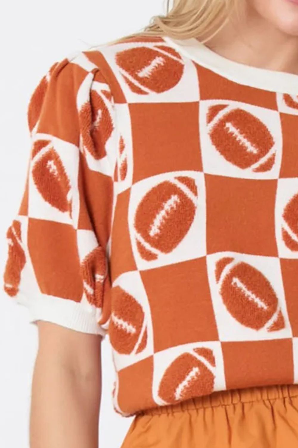 Stilla | Rundhals Sweater Med Korte Ærmer