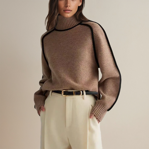 Stilla | Behagelig sweater med rullekrave