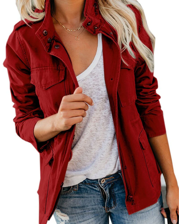 Skovae | Dame Kort Jeansjakke Vintage