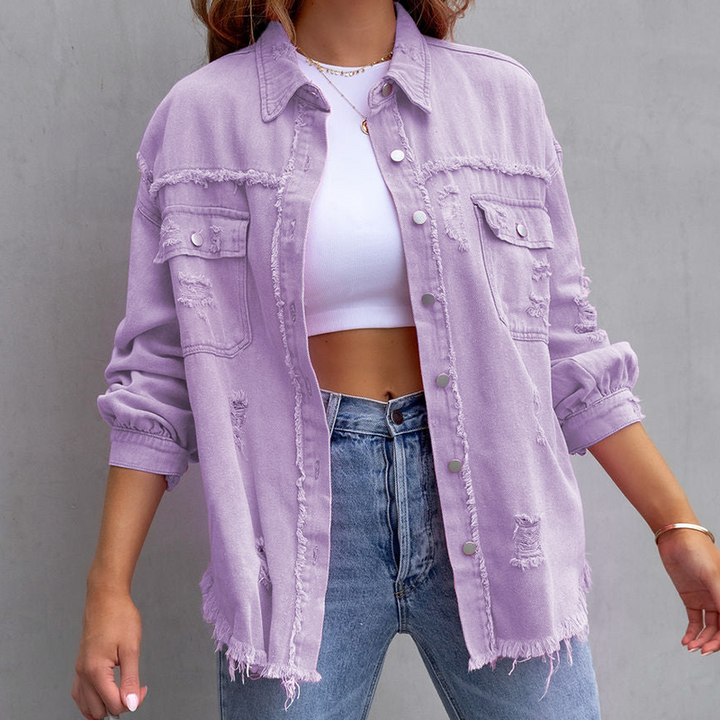 Stilla | Denim-Jeansjakke til en afslappet stil
