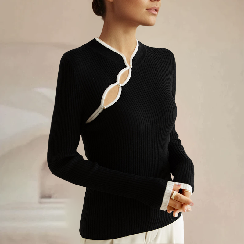 Stilla | Moderne skåret minimalistische sweater