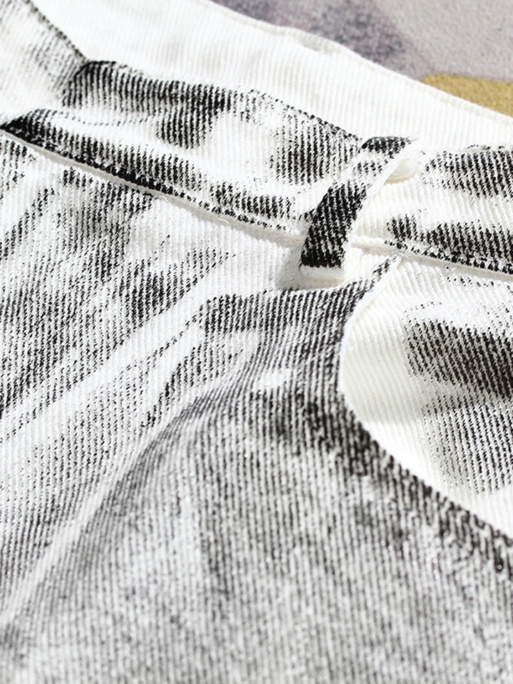 Stilla | Distressed Bredde Ben Jeans