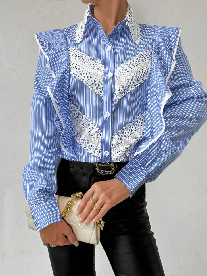 Stilla | Bluse Lange Ærmer Af Bomuld Vintage Esprit