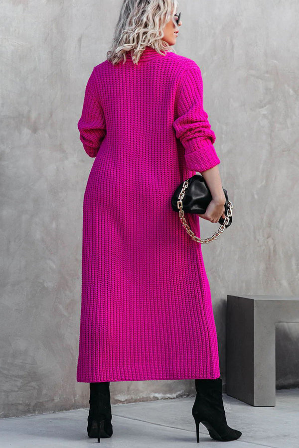 Stilla | Meget Imponerende Strikket Duster Strikketrøje