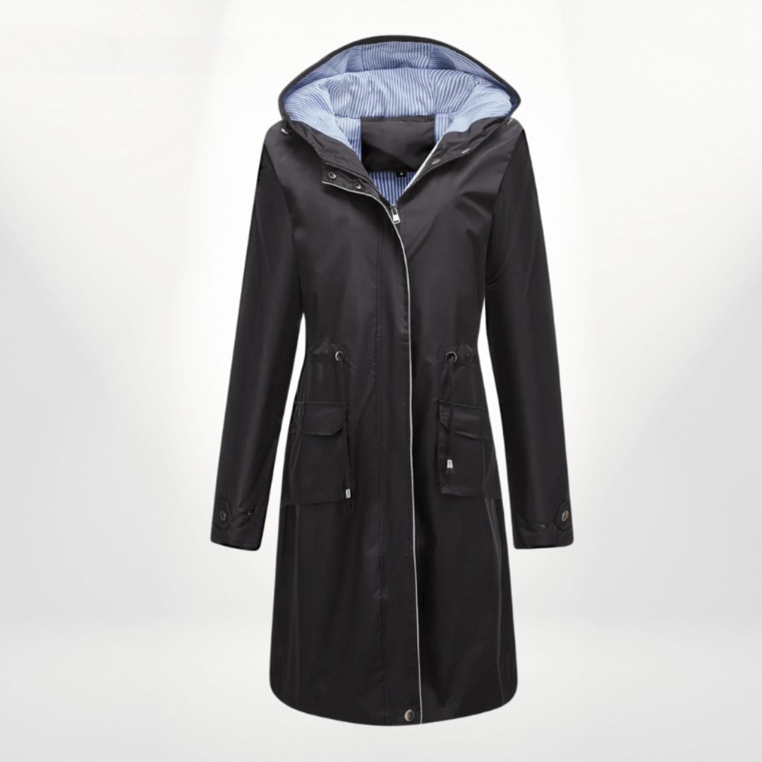 Stilla | Dame vandtæt over-knee trenchcoat
