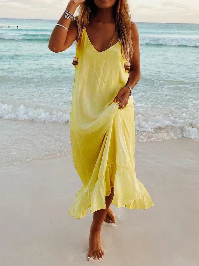 Stilla | Boho kjole Marine