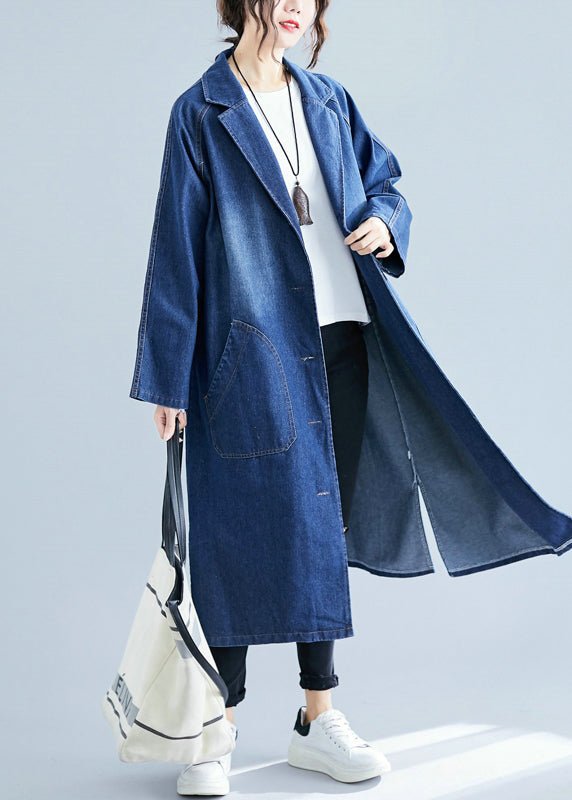 Stilla | Klassisk Jeans Trenchcoat Til Damer