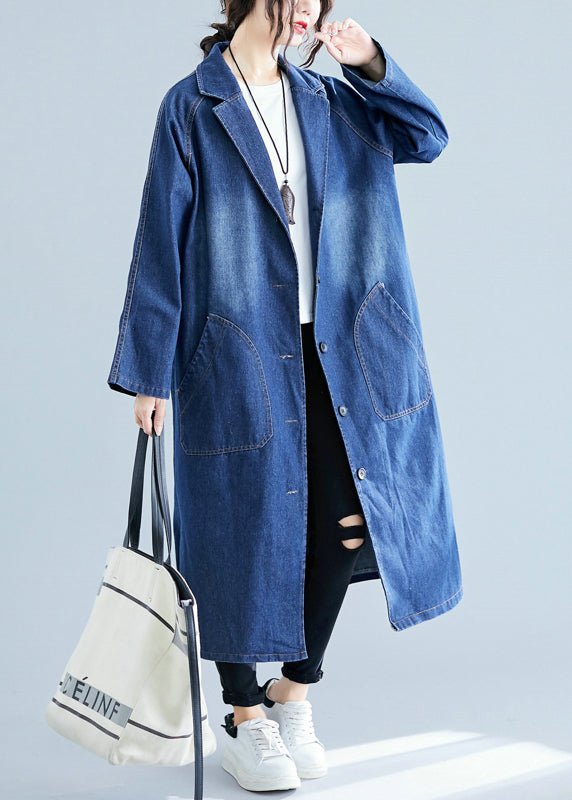 Stilla | Klassisk Jeans Trenchcoat Til Damer