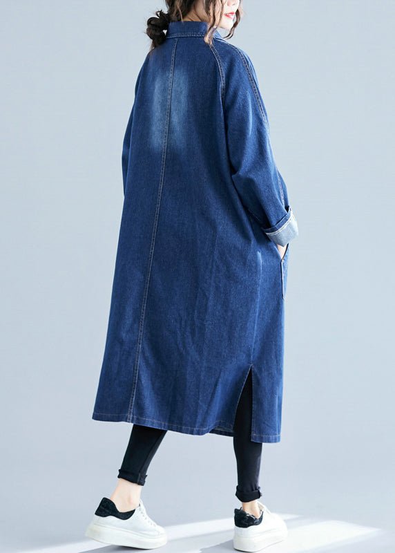 Stilla | Klassisk Jeans Trenchcoat Til Damer
