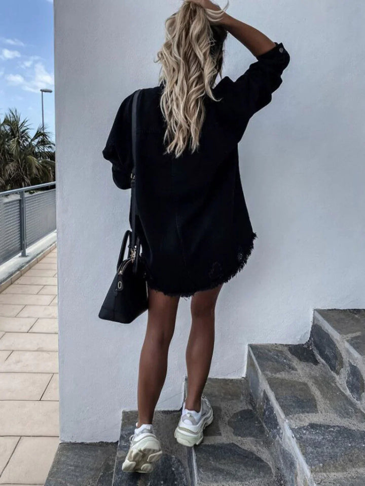 Stilla | En Jeans Denim Med Ærmer Denimchic